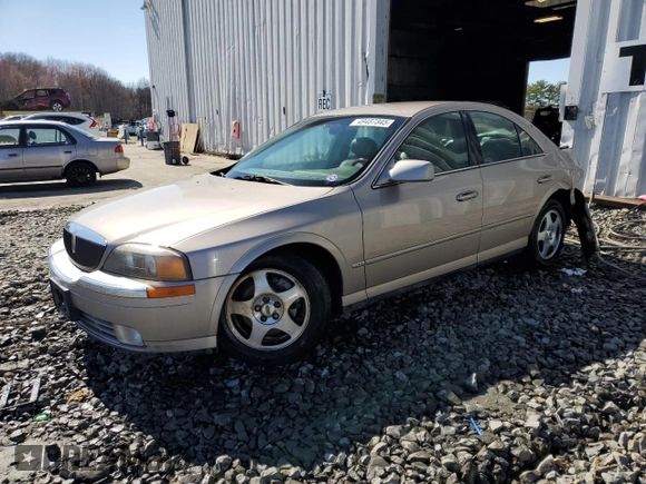 2000 Lincoln LS with VIN 1LNHM86S5YY871886, listed as a Copart auction lot 49457345 with Not Provided miles and Salvage Title. Bid and sale history available at carsss.com. Image 1.