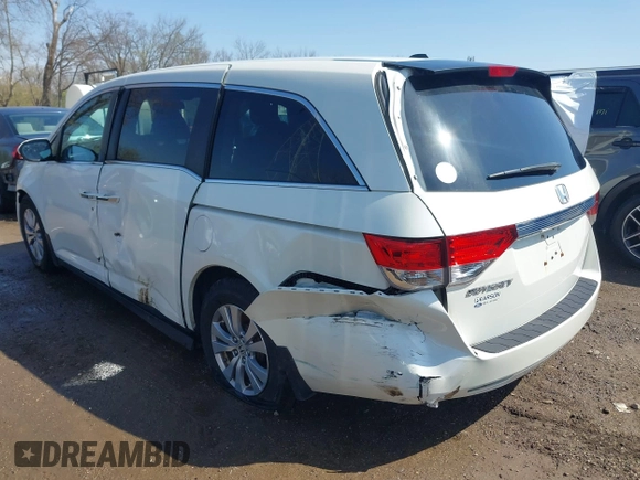 2016 Honda Odyssey EX-L with VIN 5FNRL5H68GB160563, listed as a IAAI auction lot 41962881 with 121,429 mi miles. Bid and sale history available at carsss.com. Image 6.