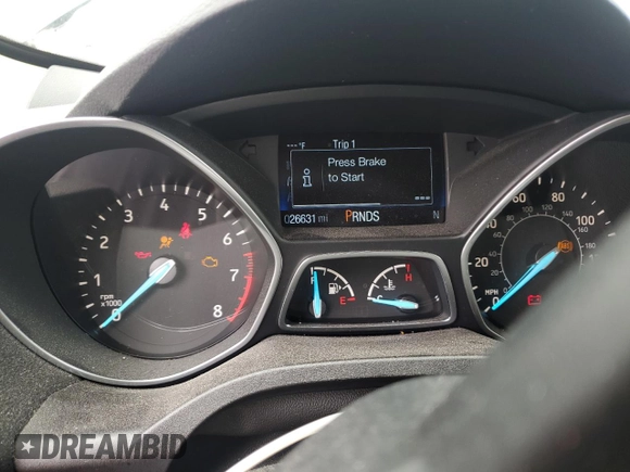 2019 Ford Escape Titanium with VIN 1FMCU0J93KUA81968, listed as a Copart auction lot 56232665 with 26,631 mi miles and Salvage title. Bid and sale history available at DreamBid. Image 9.