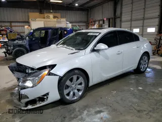 2016 Buick Regal Premium II with VIN 2G4GT5GX9G9126178, listed as a Copart auction lot 46190405 with 87,437 mi miles and Salvage title. Bid and sale history available at DreamBid. Image 1.
