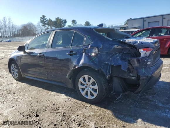 2020 Toyota Corolla LE with VIN JTDEPRAE8LJ048814, listed as a Copart auction lot 86552434 with 88,536 mi miles and Salvage Title. Bid and sale history available at carsss.com. Image 2.