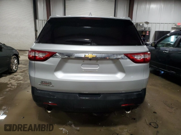 2018 Chevrolet Traverse LS with VIN 1GNERFKW8JJ192948, listed as a Copart auction lot 39680643 with 108,504 mi miles. Bid and sale history available at carsss.com. Image 6.
