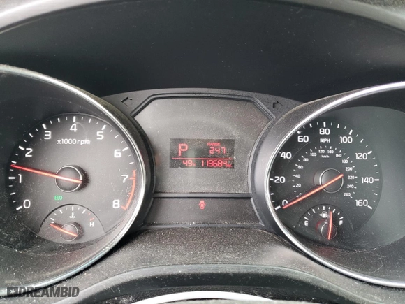 2018 Kia Sedona L with VIN KNDMA5C16J6410736, listed as a Copart auction lot 47415625 with 119,684 mi miles and Salvage Title. Bid and sale history available at carsss.com. Image 9.