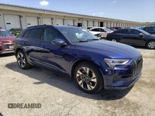 2023 Audi e-tron Premium with VIN WA1AAAGE8PB011507, listed as a Copart auction lot 57756184 with 8,497 mi miles and Clean Title. Bid and sale history available at DreamBid. Image 4.