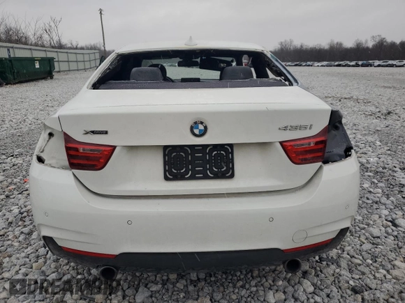 2016 BMW 4 Series 435i xDrive with VIN WBA3R5C55GK373361, listed as a Copart auction lot 85918674 with Not provided miles and Salvage title. Bid and sale history available at DreamBid. Image 6.