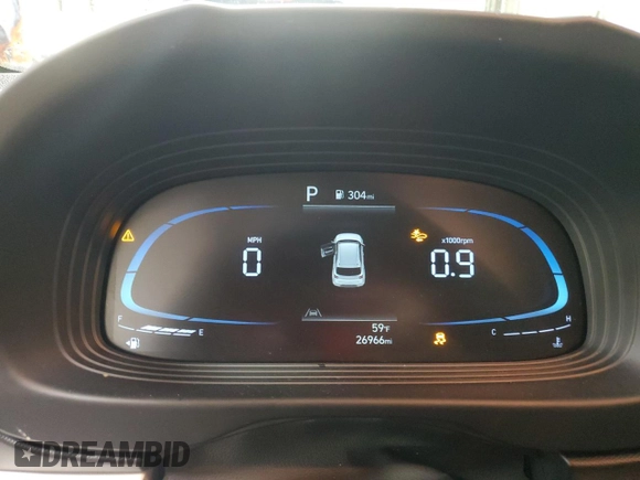 2023 Hyundai Venue Limited with VIN KMHRC8A34PU223050, listed as a Copart auction lot 51277385 with 26,966 mi miles and Salvage Title. Bid and sale history available at DreamBid. Image 9.