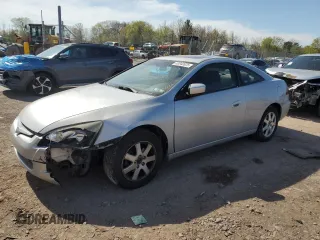 2005 Honda Accord Cpe LX V6 SE with VIN 1HGCM82435A015529, listed as a Copart auction lot 53842625 with 132,869 mi miles and Salvage Title. Bid and sale history available at carsss.com. Image 1.
