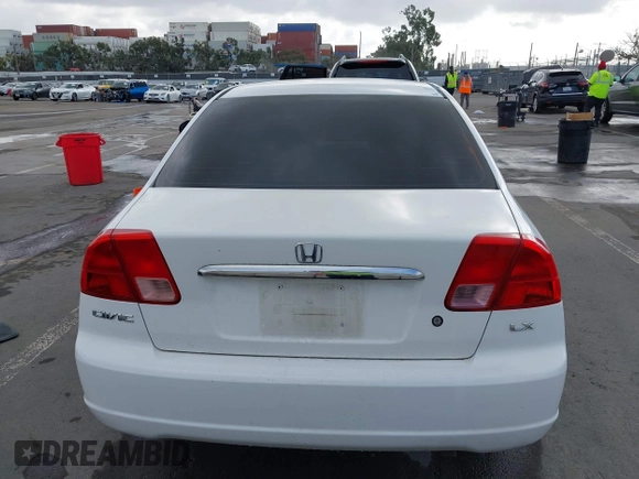 2001 Honda Civic LX with VIN JHMES16581S004567, listed as a IAAI auction lot 41914042 with 179,095 mi miles and . Bid and sale history available at carsss.com. Image 16.