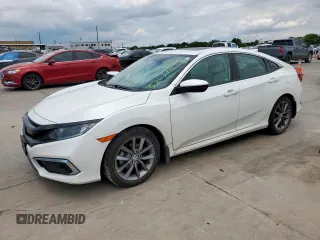 2019 Honda Civic EX z VIN 19XFC1F39KE011159, wystawiony jako Copart lot #58637645 z przebiegiem 42 939 mil mil oraz Szkoda całkowita • Salvage title. Historia ofert i sprzedaży dostępna na DreamBid. Obrazek 1.