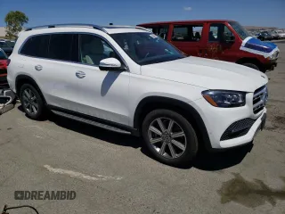 2020 Mercedes-Benz GLS with VIN 4JGFF5KE4LA261303, listed as a Copart auction lot 55584713 with 0 mi miles. Bid and sale history available at carsss.com. Image 4.