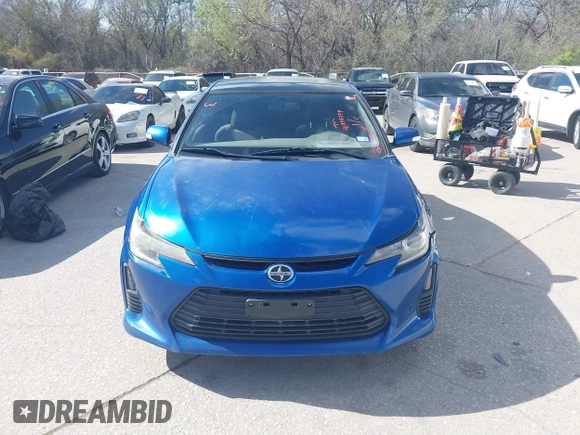 2015 Scion tC with VIN JTKJF5C77F3088828, listed as a IAAI auction lot 41846399 with 203,677 mi miles. Bid and sale history available at carsss.com. Image 12.