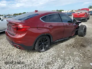 2016 BMW X6 sDrive35i with VIN 5UXKU0C56G0F92200, listed as a Copart auction lot 72515712 with 75,500 mi miles. Bid and sale history available at carsss.com. Image 3.