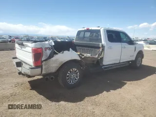 2022 Ford F-350 XL with VIN 1FT8W3BT6NEE97625, listed as a Copart auction lot 53880215 with 110,664 mi miles and Salvage title. Bid and sale history available at DreamBid. Image 3.
