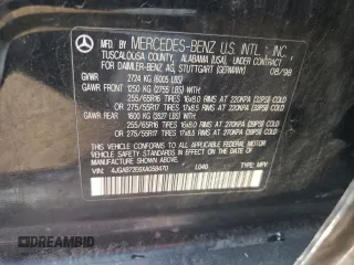 1999 Mercedes-Benz M-Class with VIN 4JGAB72E6XA058470, listed as a Copart auction lot 67783334 with 0 mi miles and Salvage Title. Bid and sale history available at carsss.com. Image 13.