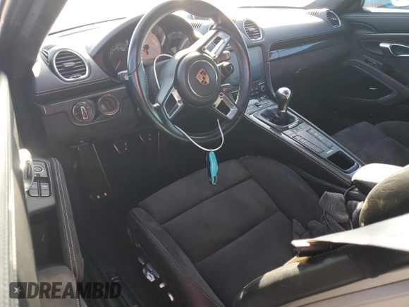 2018 Porsche Cayman S with VIN WP0AB2A84JS278422, listed as a Copart auction lot 74666364 with Not Provided miles and Non Repairable. Bid and sale history available at DreamBid. Image 8.