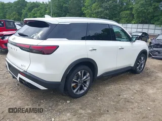 2023 Infiniti QX60 Luxe with VIN 5N1DL1FS7PC348051, listed as a IAAI auction lot 42212530 with 55,207 mi miles and . Bid and sale history available at DreamBid. Image 4.