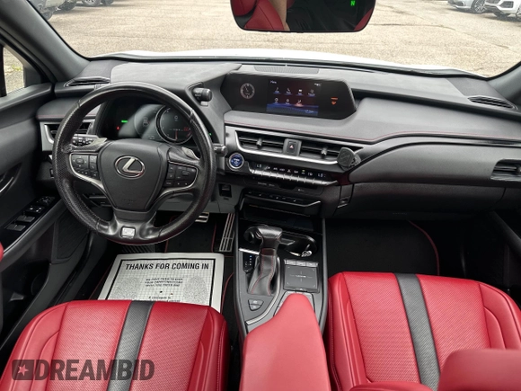 2022 Lexus UX 250h F Sport with VIN JTHR9JBH5N2060372, listed as a IAAI auction lot 42521654 with 110,619 mi miles and . Bid and sale history available at DreamBid. Image 6.