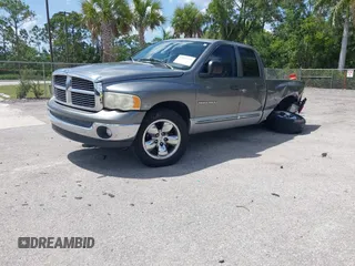 2005 Dodge 1500 SLT with VIN 1D7HU18D85J559064, listed as a IAAI auction lot 42021156 with 265,666 mi miles. Bid and sale history available at carsss.com. Image 2.