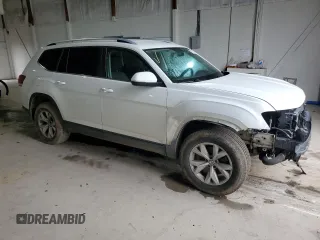2018 Volkswagen Atlas S z VIN 1V2AP2CA6JC528298, wystawiony jako Copart lot #51115755 z przebiegiem 185 546 mil mil oraz Szkoda całkowita • Salvage title. Historia ofert i sprzedaży dostępna na DreamBid. Obrazek 4.