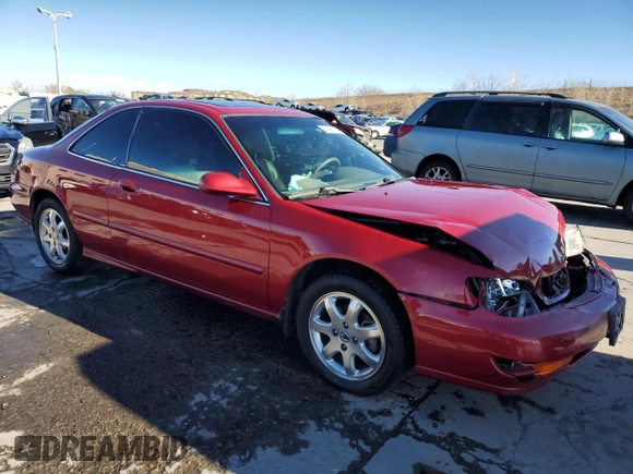 1998 Acura CL Premium z VIN 19UYA2253WL001513, wystawiony jako Copart lot #86998034 z przebiegiem 123 918 mil mil oraz Szkody całkowita. Historia ofert i sprzedaży dostępna na DreamBid. Obrazek 4.