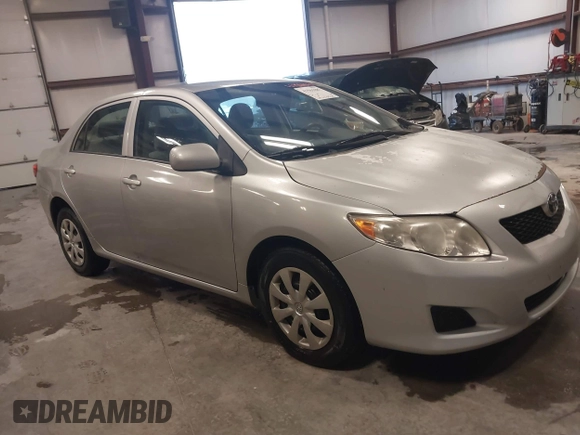 2009 Toyota Corolla with VIN JTDBL40E99J005790, listed as a IAAI auction lot 41561087 with 108,553 mi miles. Bid and sale history available at carsss.com. Image 1.