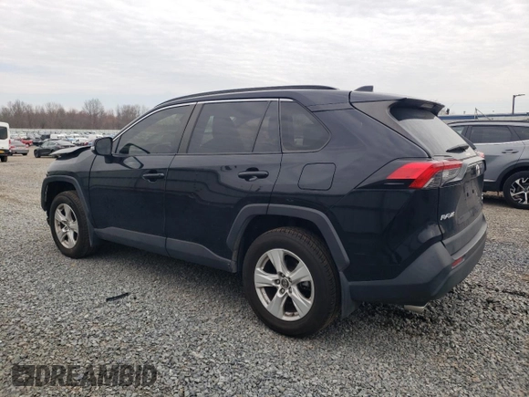 2019 Toyota RAV4 XLE with VIN JTMP1RFV9KD506960, listed as a Copart auction lot 50242025 with 102,157 mi miles and Salvage Title. Bid and sale history available at DreamBid. Image 2.