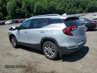 2022 GMC Terrain SLT with VIN 3GKALVEV0NL227314, listed as a Copart auction lot 62262175 with 24,837 mi miles and Salvage title. Bid and sale history available at DreamBid. Image 2.