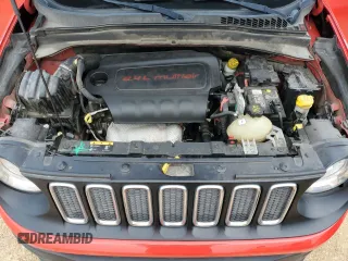 2017 Jeep Renegade Sport with VIN ZACCJAAB4HPF66247, listed as a Copart auction lot 54587595 with 142,264 mi miles and Salvage title. Bid and sale history available at DreamBid. Image 11.