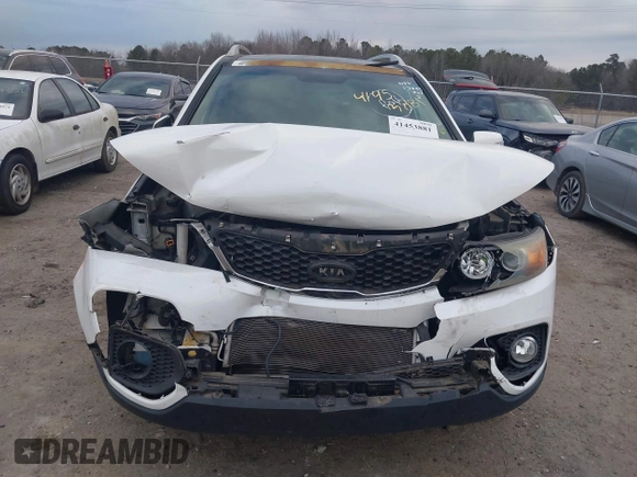 2012 Kia Sorento EX with VIN 5XYKU4A23CG303020, listed as a IAAI auction lot 41453881 with 242,131 mi miles. Bid and sale history available at carsss.com. Image 6.