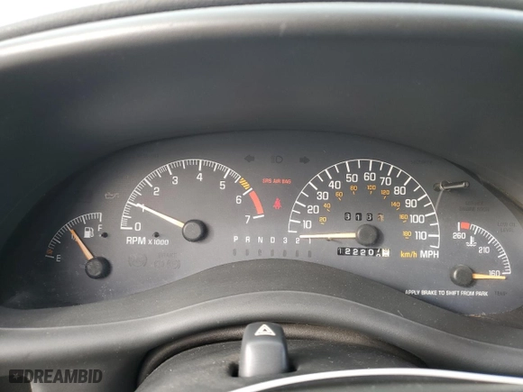 2002 Pontiac Grand Prix GT with VIN 1G2WP52K72F243293, listed as a Copart auction lot 45775595 with 12220 miles and Salvage Title. Bid and sale history available at carsss.com. Image 9.