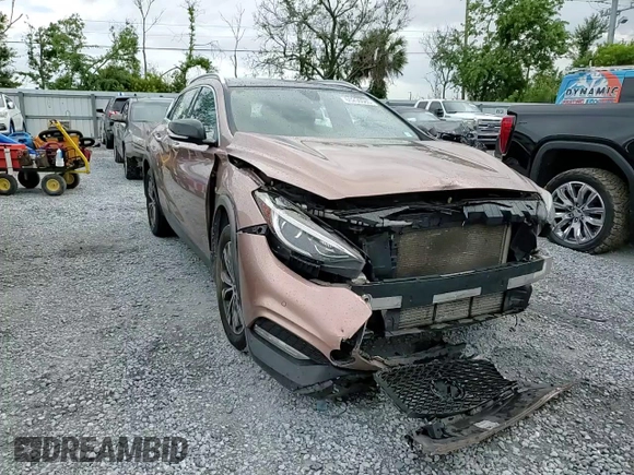 2018 Infiniti QX30 Premium with VIN SJKCH5CR7JA041151, listed as a Copart auction lot 65256585 with 129,102 mi miles and Salvage title. Bid and sale history available at DreamBid. Image 15.