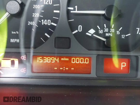 2005 BMW 3 Series 325i with VIN WBAAZ33485KP91350, listed as a IAAI auction lot 41536220 with 153,894 mi miles and . Bid and sale history available at DreamBid. Image 7.