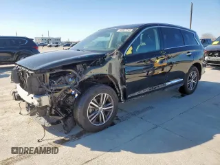 2019 Infiniti QX60 Luxe with VIN 5N1DL0MN1KC548908, listed as a Copart auction lot 48357945 with 89,353 mi miles and Salvage Title. Bid and sale history available at DreamBid. Image 1.