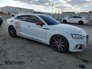2018 Audi A5 Sportback Premium Plus with VIN WAUENCF55JA019311, listed as a Copart auction lot 39348524 with 59,869 mi miles. Bid and sale history available at carsss.com. Image 4.
