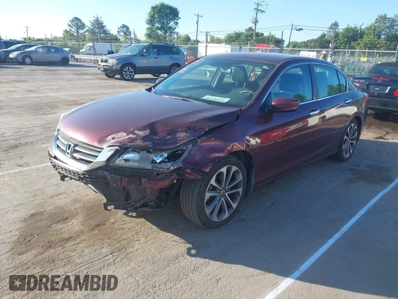 2015 Honda Accord Sport with VIN 1HGCR2F50FA117874, listed as a IAAI auction lot 42136595 with 152,240 mi miles and . Bid and sale history available at DreamBid. Image 2.