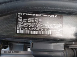 2015 BMW i3 z VIN WBY1Z4C58FV501754, wystawiony jako IAAI lot #42220253 z przebiegiem 59 022 mil mil oraz . Historia ofert i sprzedaży dostępna na DreamBid. Obrazek 9.