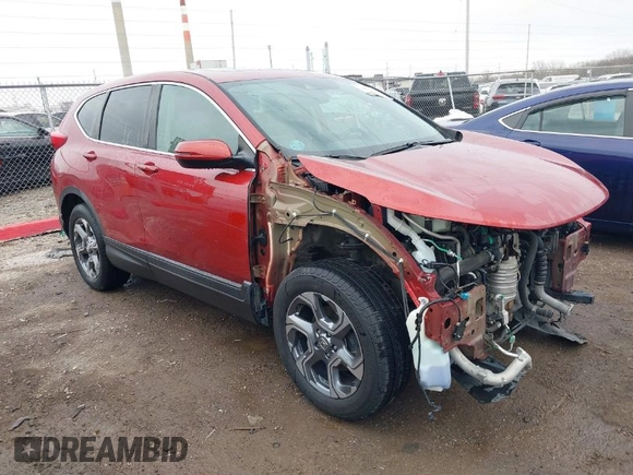 2018 Honda CR-V EX-L with VIN 5J6RW2H82JL001043, listed as a IAAI auction lot 41892432 with 91,751 mi miles. Bid and sale history available at carsss.com. Image 1.