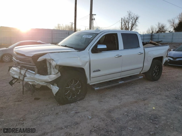 2015 Chevrolet Silverado 1500 High Country with VIN 3GCUKTEC8FG291979, listed as a Copart auction lot 48543585 with 179,265 mi miles and Salvage Title. Bid and sale history available at carsss.com. Image 1.