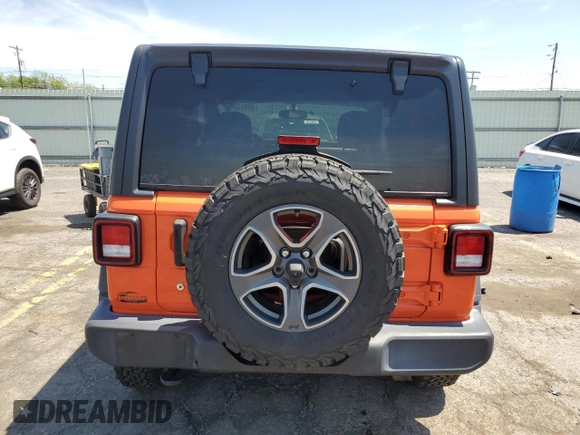2019 Jeep Wrangler Sport S z VIN 1C4GJXAG8KW576807, wystawiony jako Copart lot #56577505 z przebiegiem 79 968 mil mil oraz Szkoda całkowita • Salvage title. Historia ofert i sprzedaży dostępna na DreamBid. Obrazek 6.