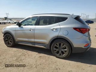 2017 Hyundai Santa Fe Ultimate with VIN 5XYZW4LA9HG458319, listed as a Copart auction lot 62652175 with 128,700 mi miles and Salvage title. Bid and sale history available at DreamBid. Image 2.