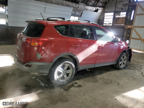 2015 Toyota RAV4 XLE with VIN JTMRFREVXFD123191, listed as a Copart auction lot 42177665 with 144,306 mi miles and Salvage Title. Bid and sale history available at carsss.com. Image 3.