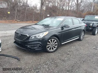 2016 Hyundai Sonata 2.4L Sport with VIN 5NPE34AF7GH324356, listed as a IAAI auction lot 40931068 with 90,630 mi miles. Bid and sale history available at carsss.com. Image 17.