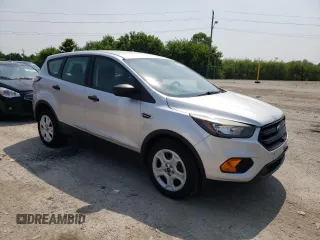 2018 Ford Escape S with VIN 1FMCU0F73JUA70541, listed as a Copart auction lot 60305685 with 92,400 mi miles and Salvage title. Bid and sale history available at DreamBid. Image 4.