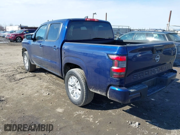 2023 Nissan Frontier PRO-4X with VIN 1N6ED1EK1PN644062, listed as a IAAI auction lot 42107233 with 35,508 mi miles. Bid and sale history available at carsss.com. Image 3.