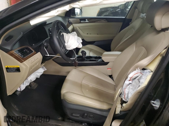 2016 Hyundai Sonata Sport with VIN 5NPE34AF3GH322135, listed as a Copart auction lot 55730525 with 100,404 mi miles and Non Repairable. Bid and sale history available at DreamBid. Image 7.