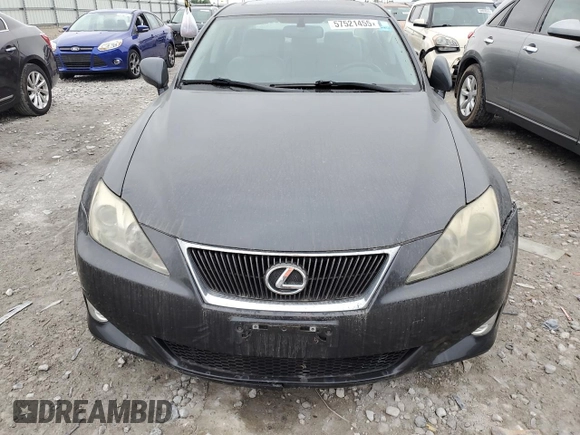 2008 Lexus IS 250 z VIN JTHBK262185053102, wystawiony jako Copart lot #57521455 z przebiegiem 124 304 mil mil oraz Tytuł czysty. Historia ofert i sprzedaży dostępna na DreamBid. Obrazek 5.