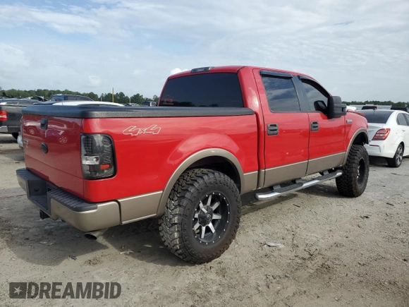 2006 Ford F-150 XLT with VIN 1FTPW14556KB84762, listed as a Copart auction lot 59753685 with 219,242 mi miles and Salvage title. Bid and sale history available at DreamBid. Image 3.
