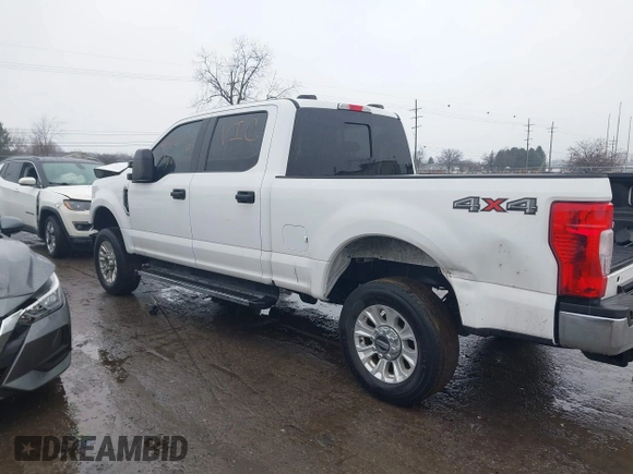 2021 Ford Super Duty F-250 SRW XL with VIN 1FT7W2B64MEC99480, listed as a IAAI auction lot 41336019 with 48,011 mi miles. Bid and sale history available at carsss.com. Image 3.