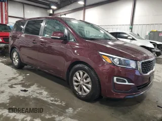 2019 Kia Sedona EX with VIN KNDMB5C17K6543326, listed as a Copart auction lot 81142284 with 76,410 mi miles and Salvage Title. Bid and sale history available at carsss.com. Image 4.