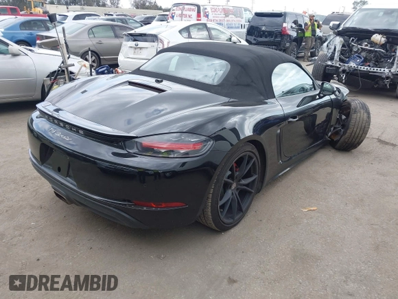 2018 Porsche 718 Boxster with VIN WP0CA2A84JS210262, listed as a IAAI auction lot 41799244 with 62,492 mi miles and . Bid and sale history available at DreamBid. Image 4.